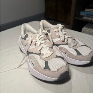 Nike White and Gray Athletic Shoes